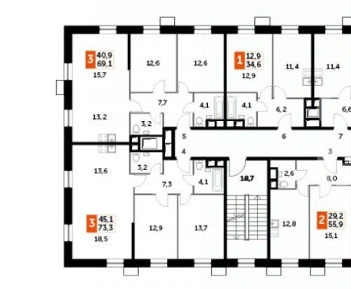 2-комн квартира Волоколамское шоссе, 71/22к1