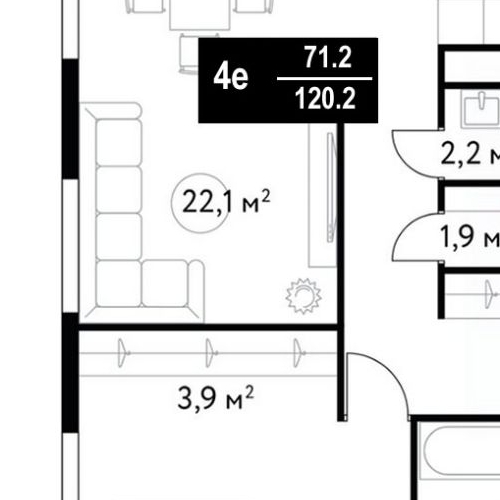 4-комн квартира Большая Спасская улица, 35