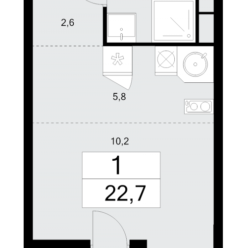 Студия Сосенское пос., Куприна пр-кт,  к. 6.4