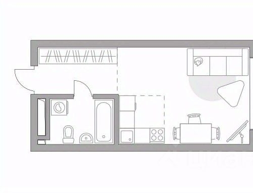 Студия улица Летчика Осканова,  д. 6