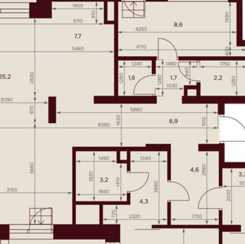 2-комн квартира улица Серпуховский Вал,  д. вл7