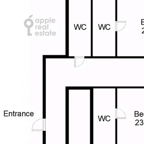 3-комн квартира 1-й Смоленский переулок, 21