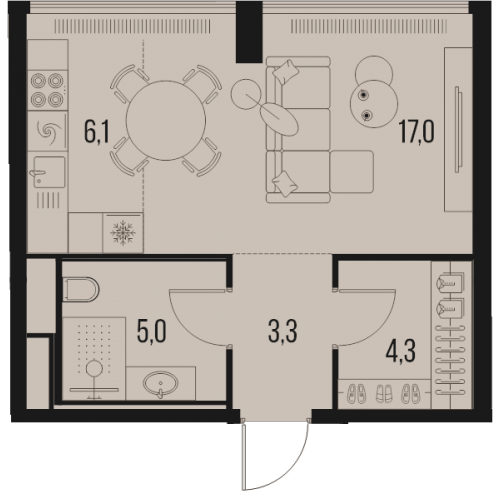 Студия Москва г., Летниковская ул.,  к. 6