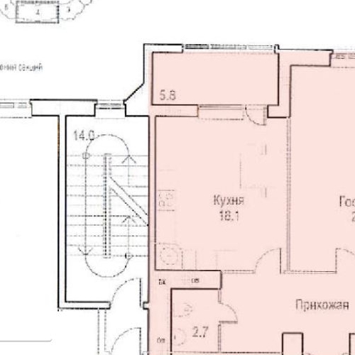 3-комн квартира пос. Горки-10, 23