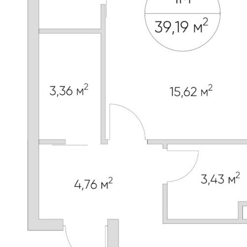2-комн квартира Автомобильный проезд, 4