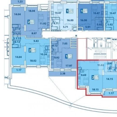 2-комн квартира Красногорск, бульвар Красногорский, 23к1