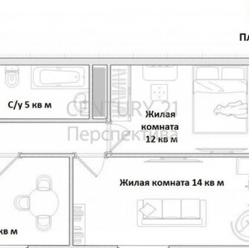 2-комн квартира Одинцово, ул Северная,  д. 9