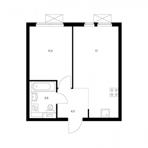 1-комн квартира 2-ой Нагатинский пр-д, вл. 2