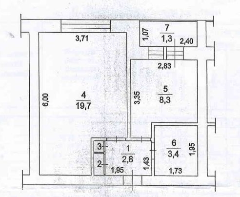 1-комн квартира Тучково пгт, улица Лебеденко, 19А