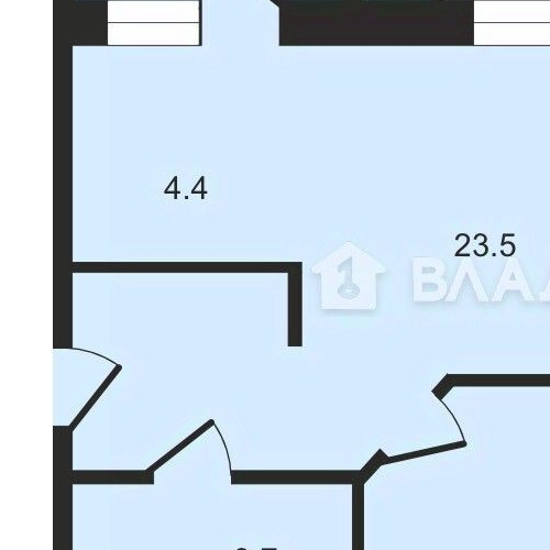 1-комн квартира улица Багрицкого, 18