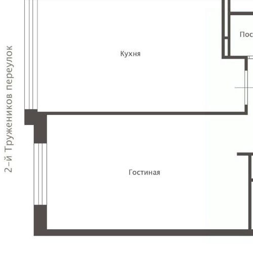 3-комн квартира Погодинская улица, 2