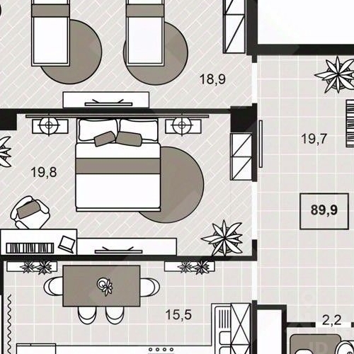 2-комн квартира Большой Строченовский переулок, 9