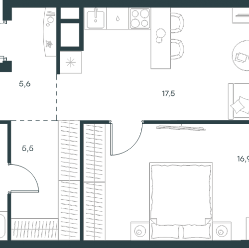 1-комн квартира Москва г., Южнопортовая ул.,  к. 11