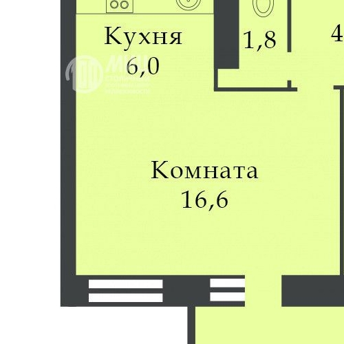 2-комн квартира Сабурово пгт, улица Рождественская, 5