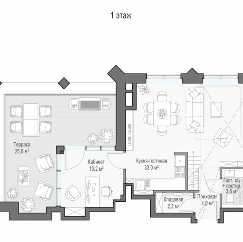 2-комн квартира Москва г., Дубовой Рощи ул.