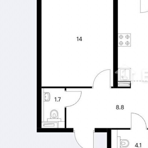 3-комн квартира Большая Филевская улица, 3к3