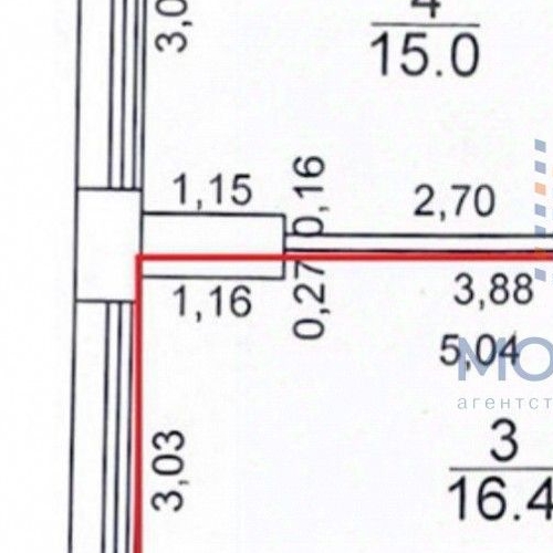 1-комн квартира Мичуринский проспект, 56