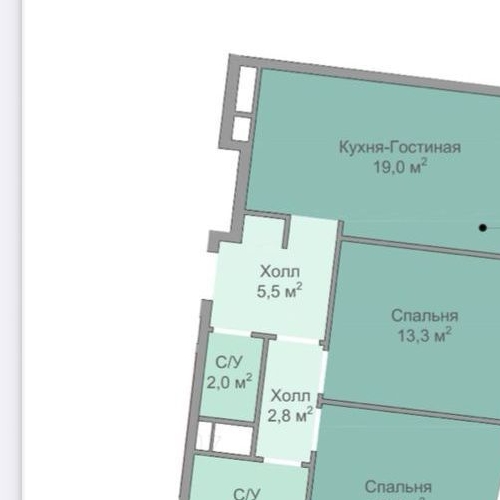 2-комн квартира площадь Курского Вокзала, 1