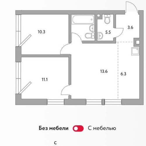 3-комн квартира Новоостаповская улица, 20