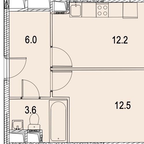 1-комн квартира Волоколамское шоссе, 71/22к1