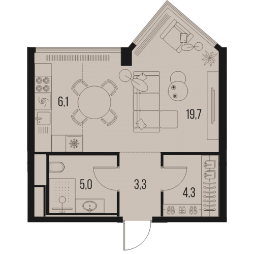 Студия Москва г., Летниковская ул.,  к. 6