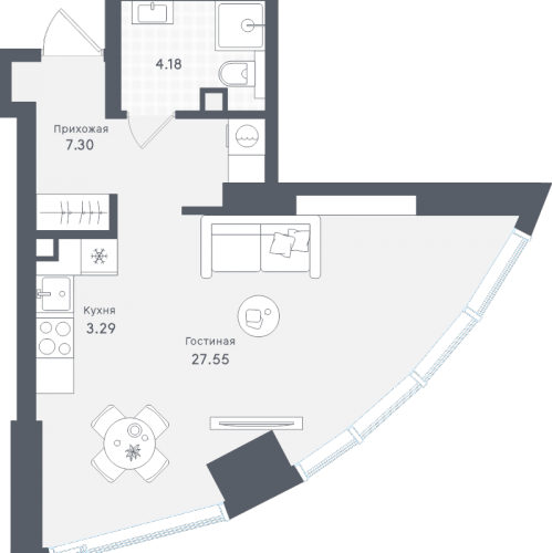 Студия Москва г., Сокольнический Вал ул.,  к. 1