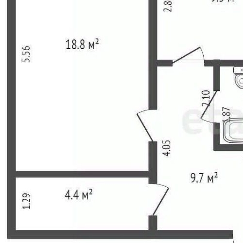 3-комн квартира Боровское шоссе, 2к7