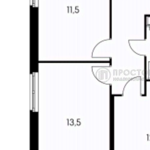 2-комн квартира Красноказарменная улица, 14Ак1