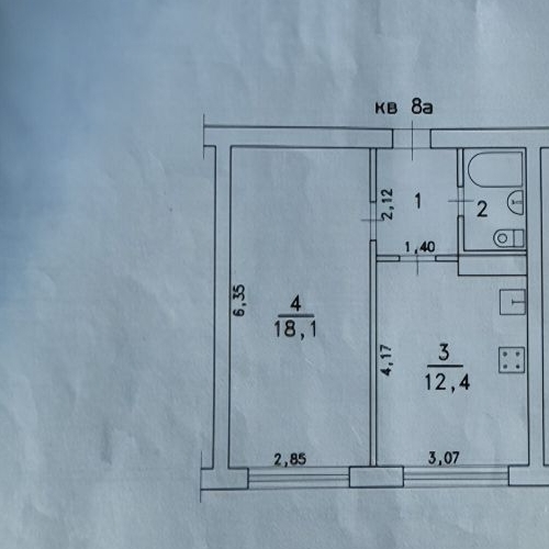 1-комн квартира пос. Колюбакино, улица Попова, 22