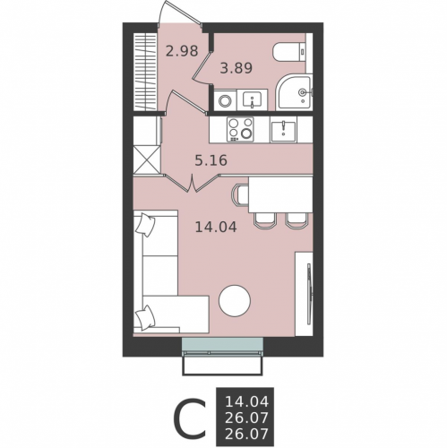 Студия Химки г., Вашутинское ш.,  к. 6