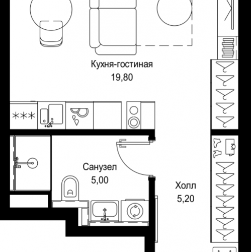 Студия Москва г., Вишнёвая ул.,  к. 2