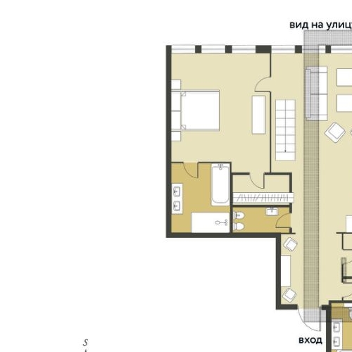 4-комн квартира набережная Пресненская, 8с1
