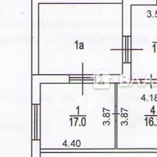 3-комн квартира Минская улица, 1ГК1