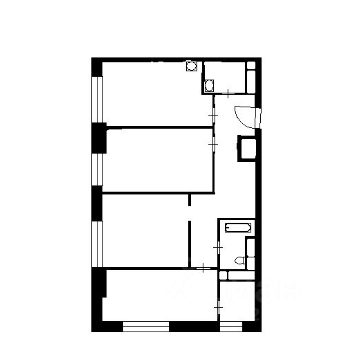 3-комн квартира улица Василисы Кожиной, 13
