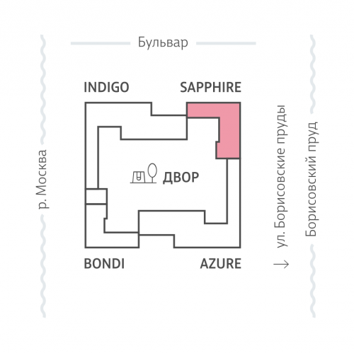 3-комн квартира Борисовские Пруды улица, д.1