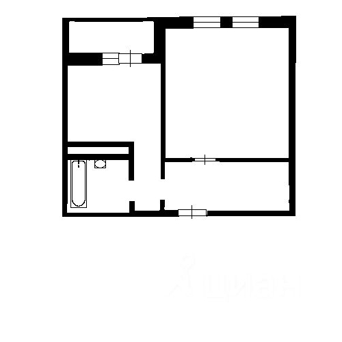 1-комн квартира Подольск, улица 43-й Армии, 17